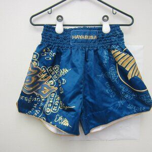 Hayabusa Men’s Muay Thai Falcon Embroidered MMA UFC kickboxing Shorts Size S